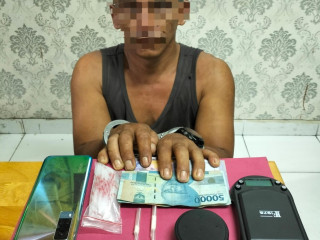 Tim Opsnal Satres Narkoba Polres Siak Amankan Satu Orang Pria Diduga Sebagai Pengedar Narkotika