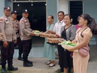 Polsek Kandis Hadirkan Kehangatan Program Minggu Kasih di Gereja GPDI Immanuel Km 83