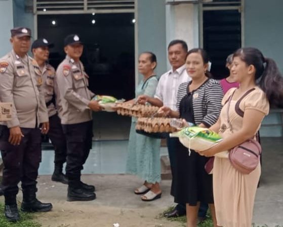 Polsek Kandis Hadirkan Kehangatan Program Minggu Kasih di Gereja GPDI Immanuel Km 83
