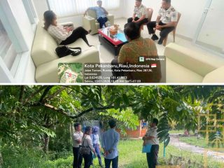 Lapas Narkotika Rumbai Terima Kunjungan Tim Kantor Wilayah Kerja Kementerian HAM Riau