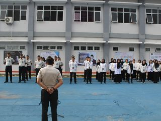 Kasubbag TU Pimpin dan Berikan Amanat Apel Pagi Lapas Narkotika Rumbai