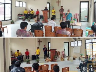 Penuh Penghayatan, Warga Binaan Ikuti Ibadah Kristen di Gereja Lapas Narkotika Rumbai