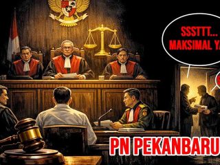 Terindikasi sebagai Alat Represi, PPWI Laporkan Majelis Hakim PN Pekanbaru Jonson Parancis Cs ke Komisi Yudisial