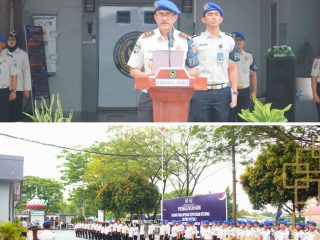 Lapas Narkotika Rumbai Ikuti Pengukuhan Satops Patnal Oleh Kakanwil Ditjenpas Riau