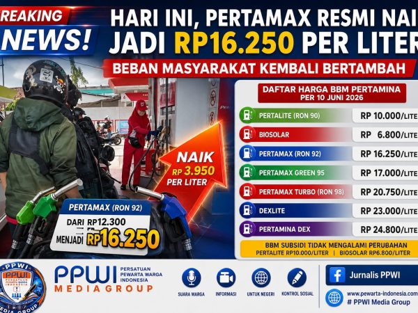 Breaking News! Hari Ini Pertamax Resmi Naik Jadi Rp16.250 per Liter, Beban Masyarakat Kembali Bertambah