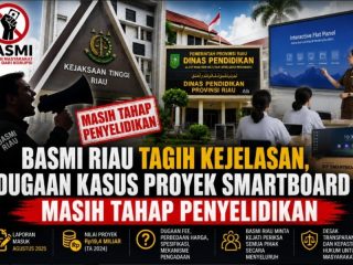 Bongkar! BASMI Riau Desak Kejati Umumkan Perkembangan Dugaan Fee Proyek IFP Disdik Riau