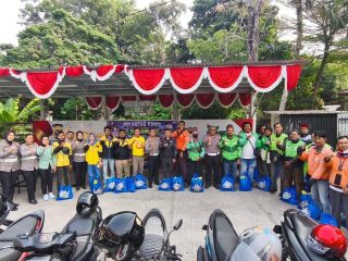 Jelang Hari Keselamatan Berlalu Lintas 2026, Polantas Karib Rangkul Ojol: Edukasi Keselamatan Hingga Green Policing