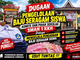 Komite dan Pihak Sekolah SMAN 1 Kampar Kiri Hilir Diduga Mengelola Pengadaan Baju Seragam Siswa
