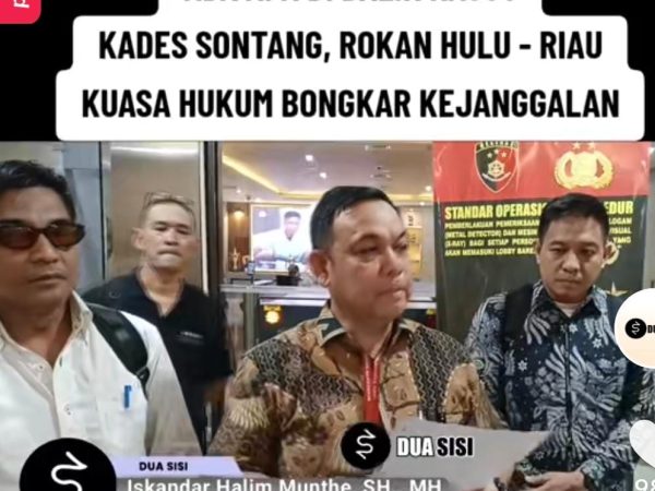 Dinilai Janggal, Kuasa Hukum Kades Sontang Surati Kapolri Minta Gelar Perkara Khusus dan SP3 di Mabes Polri